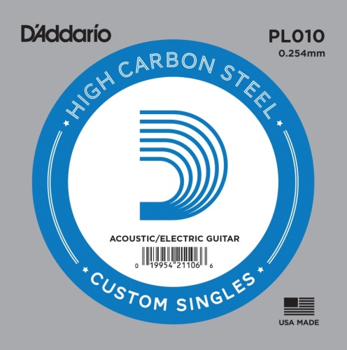 D'ADDARIO PL010 - Plain steel